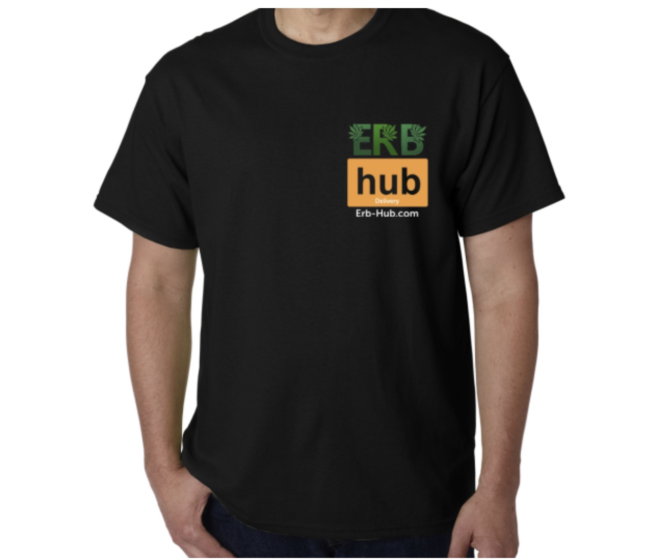 Erb-Hub T Shirt Small Logo – ERB – HUB