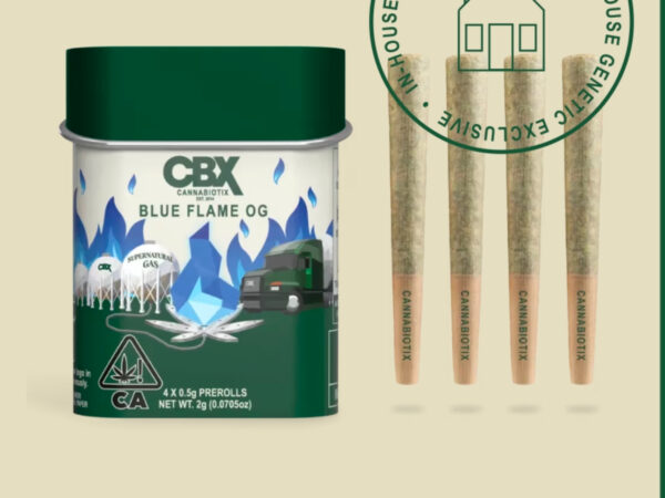 4 CBX Blue Flame OG Pre Rolls Digital Art