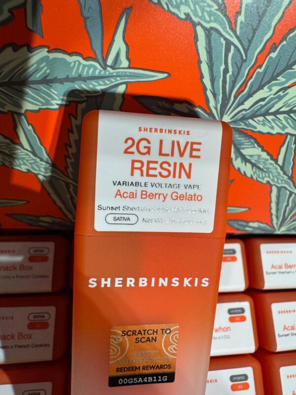 2G Sherbinski Live Resin disposable vape Digital Art - Image 13