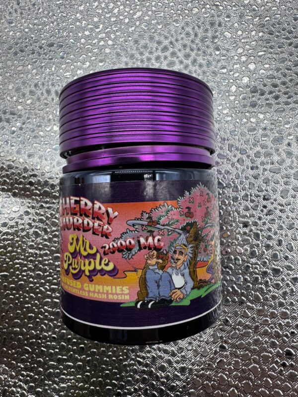 Mr. Purple Hash Rosin Gummies 2000mg Digital Art - Image 4