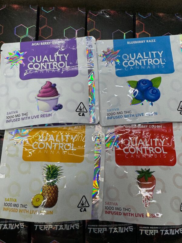 Quality Control Live Resin Gummies 1000mg Digital Art