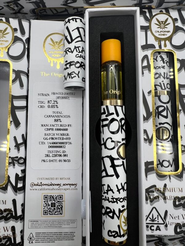 1G California Honey Premium Oil Disposable Vape Digital Art - Image 2