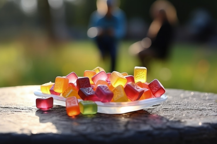 CBD gummies designed to alleviate stomach pain