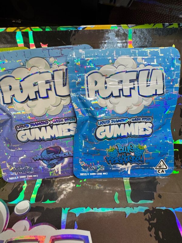 Puff LA Rosin + Diamonds Gummies 500mg Digital Art - Image 7