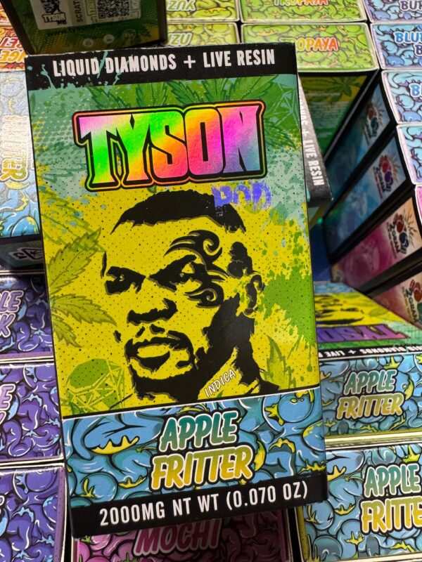 2G Tyson Live Resin & Liquid Diamonds Disposable Vape Digital Art - Image 8