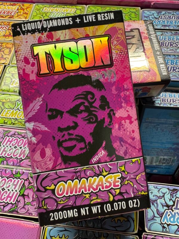 2G Tyson Live Resin & Liquid Diamonds Disposable Vape Digital Art - Image 2