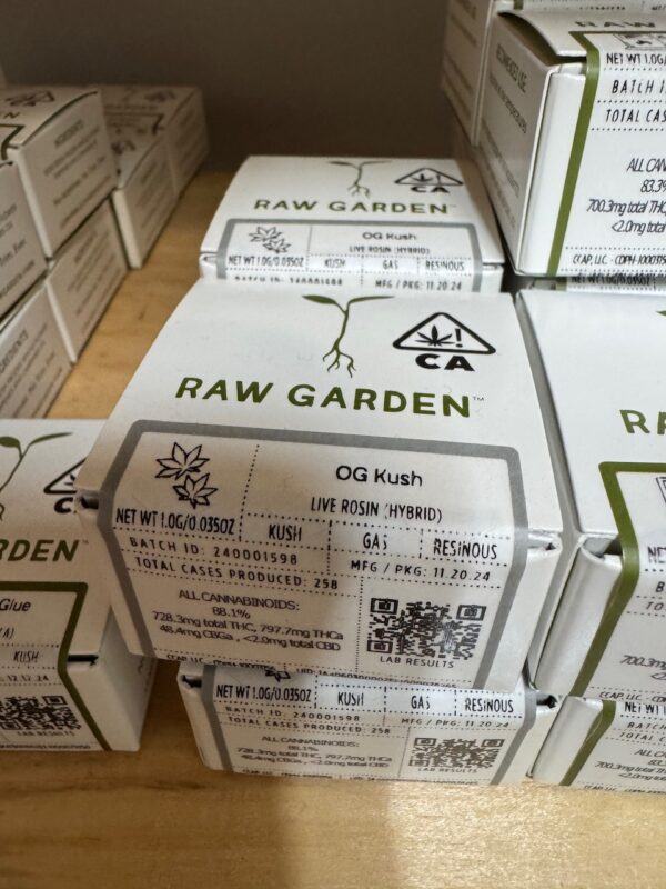 1G Raw Garden Rosin Digital Art - Image 2
