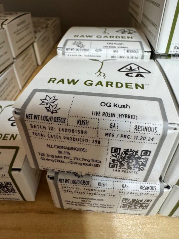 1G Raw Garden Rosin Digital Art - Image 3