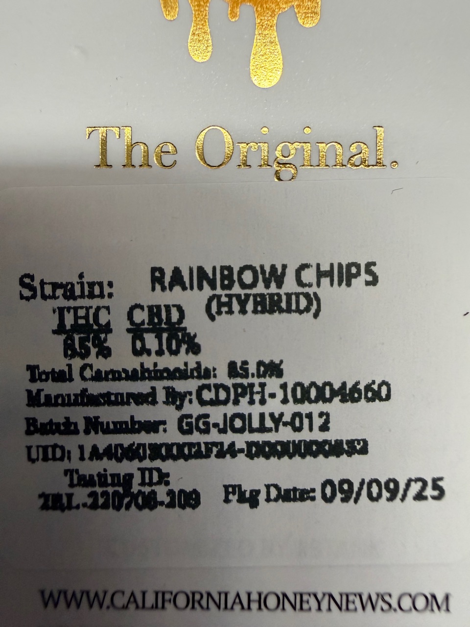 1G California Honey Premium Oil Cart Digital Art - Image 3