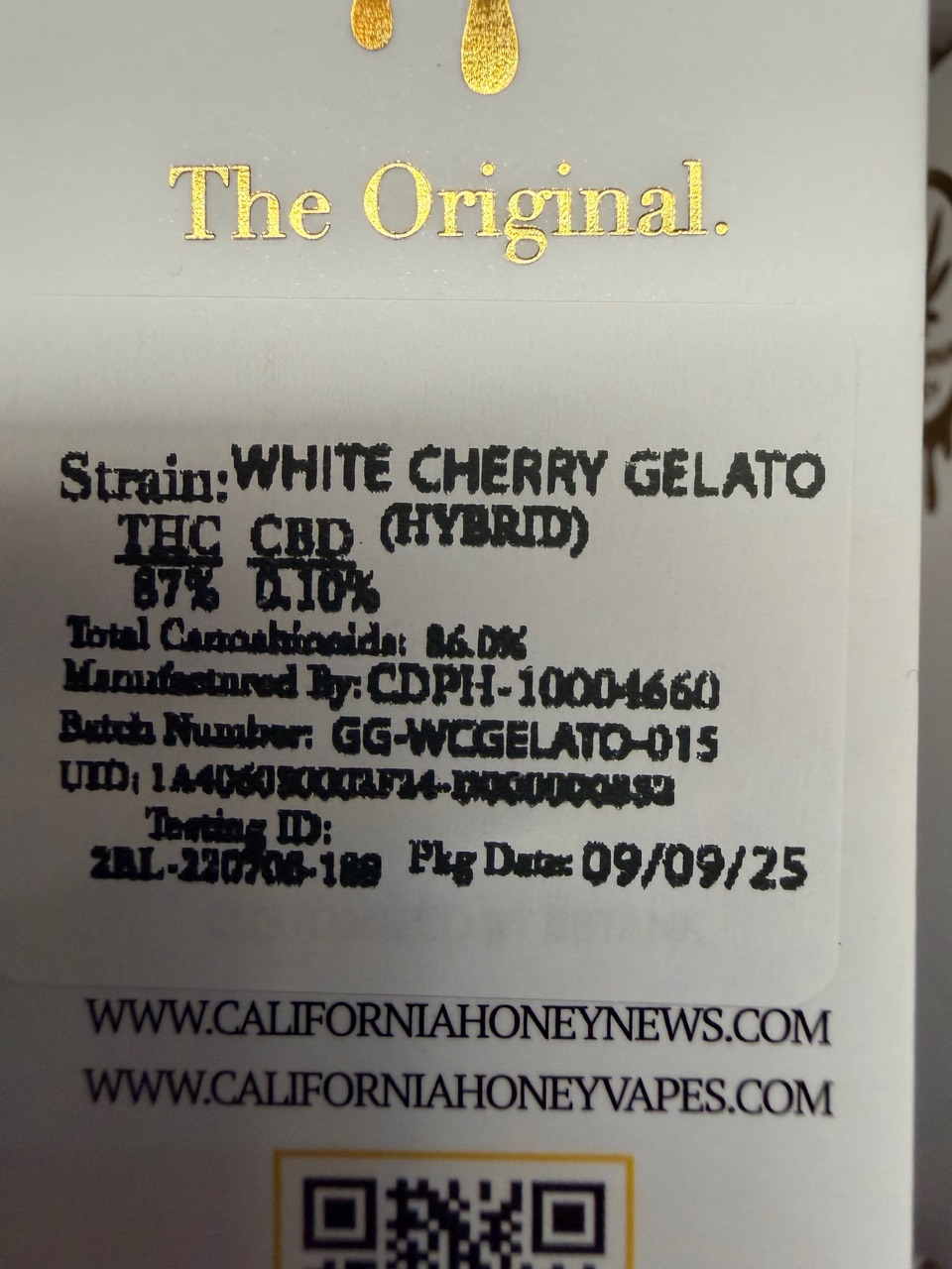 1G California Honey Premium Oil Cart Digital Art - Image 8