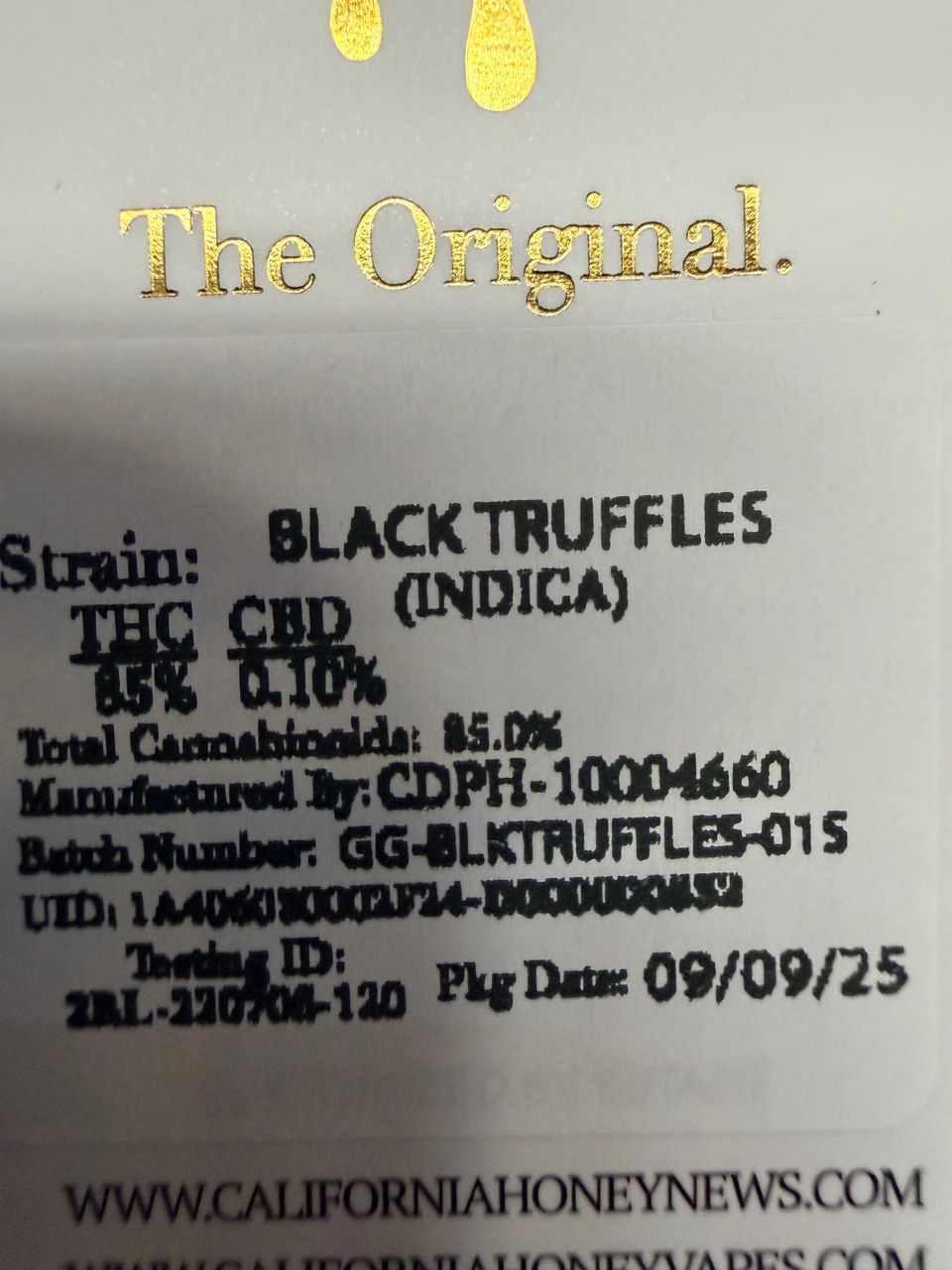 1G California Honey Premium Oil Cart Digital Art - Image 6