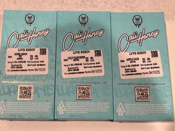 2G Baby Blue California Honey Live Resin Disposable Vape Digital Art - Image 3