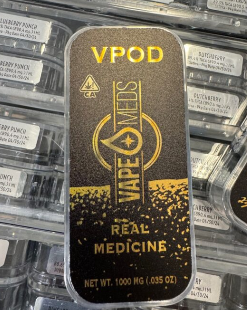 Cartridgelabeled “Real Medicine.”