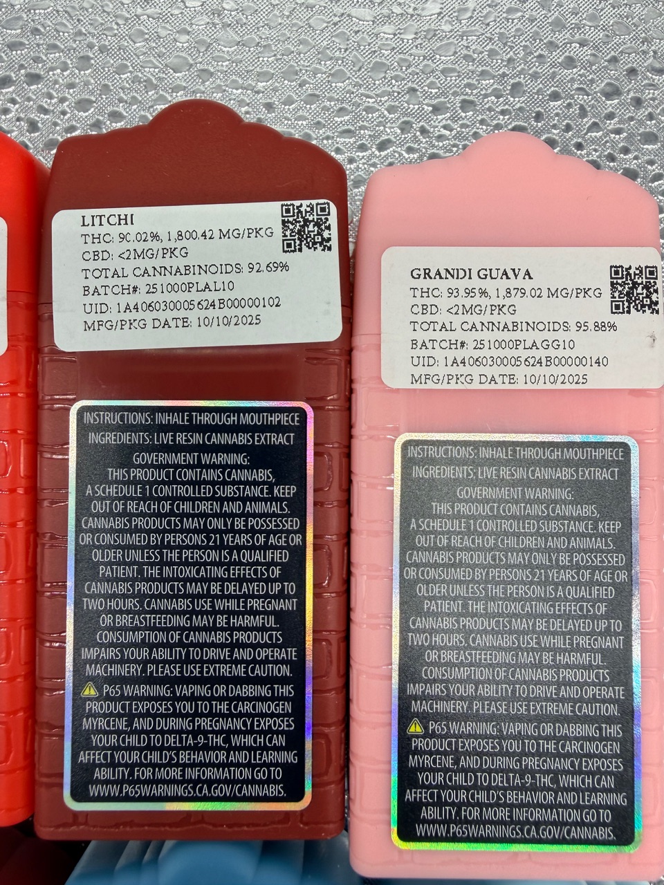 2G Puff LA Liquid Diamonds Disposable Vape Digital Art - Image 2