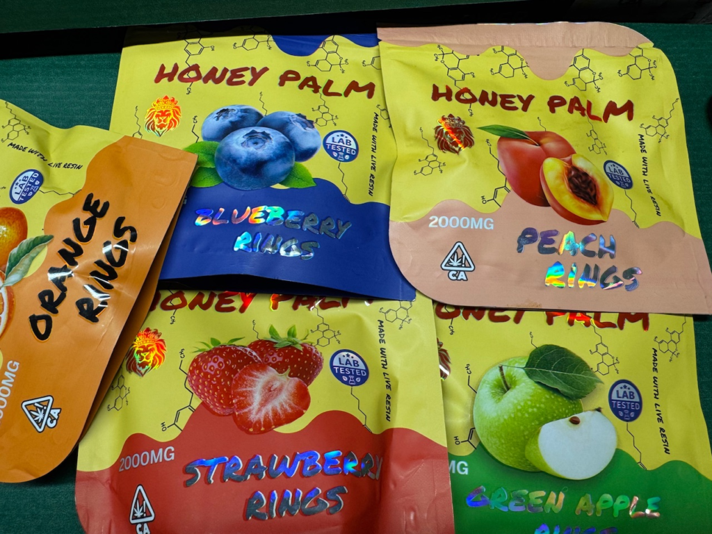  An image of California Honey gummies digital art