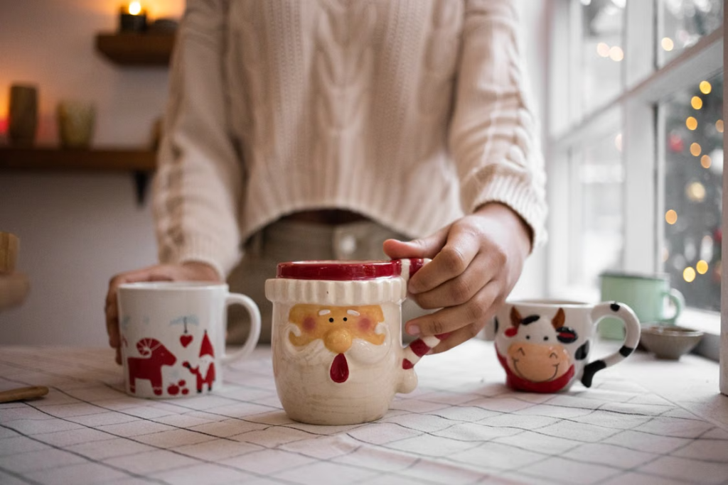 hands around a mug