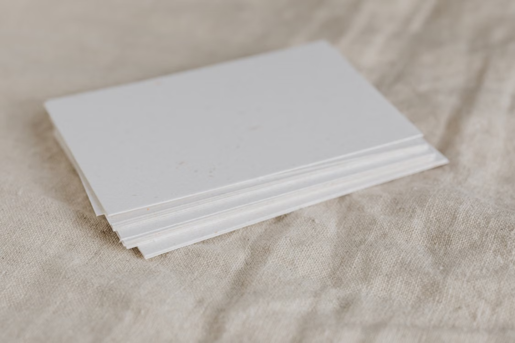 a stack of papers