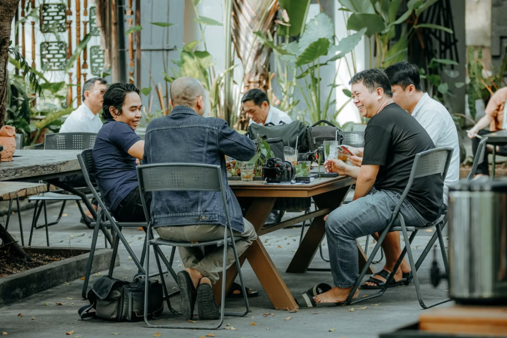 Relaxed social gathering