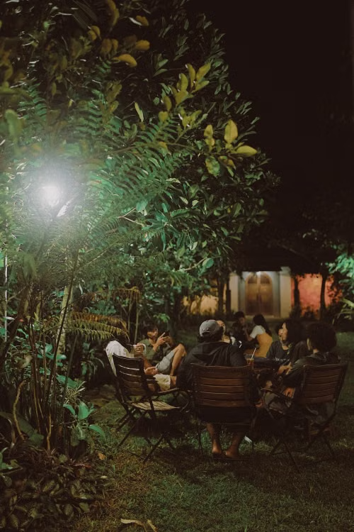 Familiar evening gathering